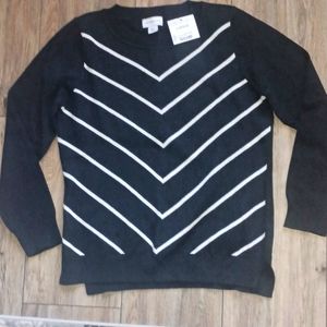 Liz Claiborne black Crema Chev L